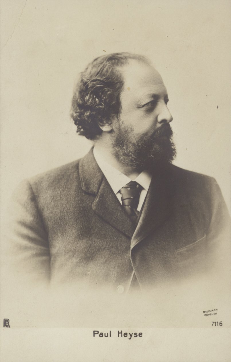 Paul Heyse, German Writer and Translator by German Photographer