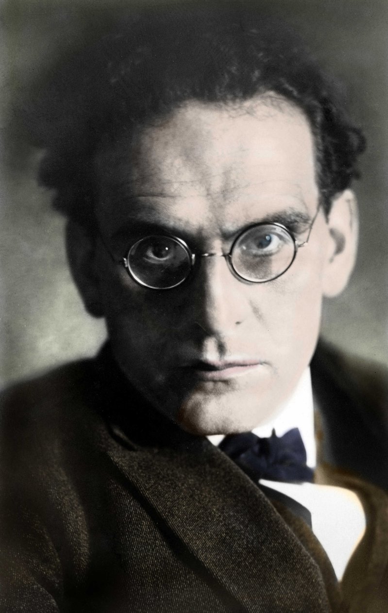 Portrait of Otto Klemperer, German conductor by German Photographer