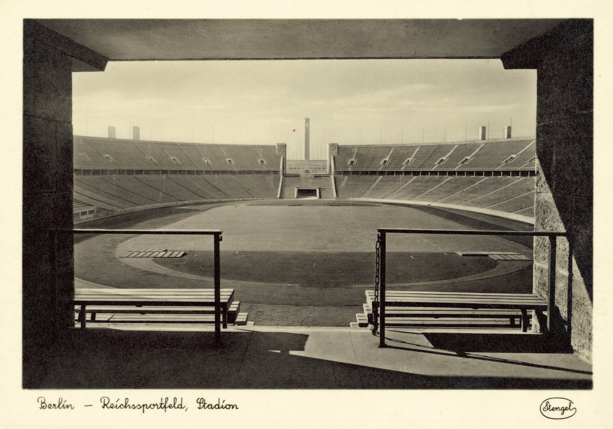 The Olympic Stadium, Reichssportfeld, Berlin by German Photographer