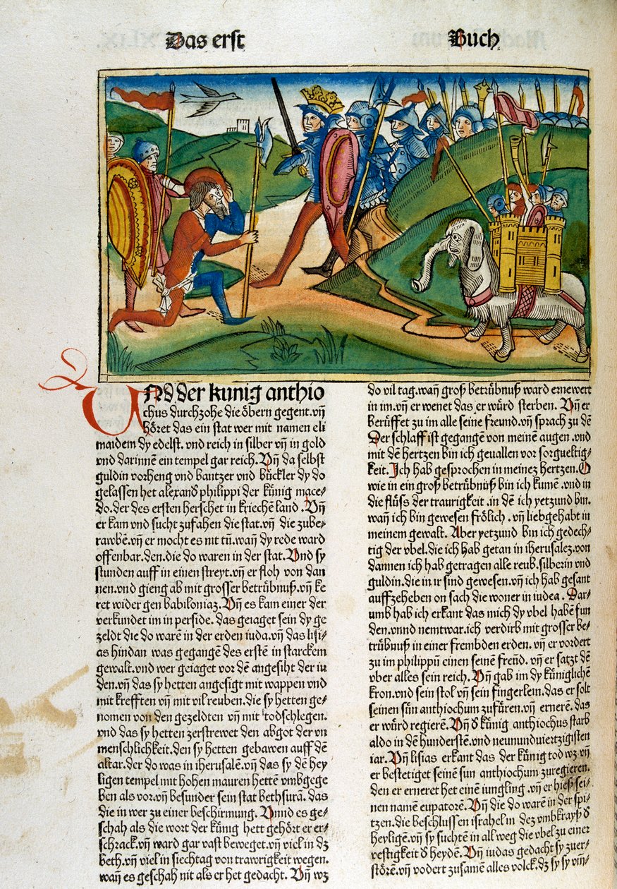 A Page from the Bible of Nuremberg, German Edition by German School