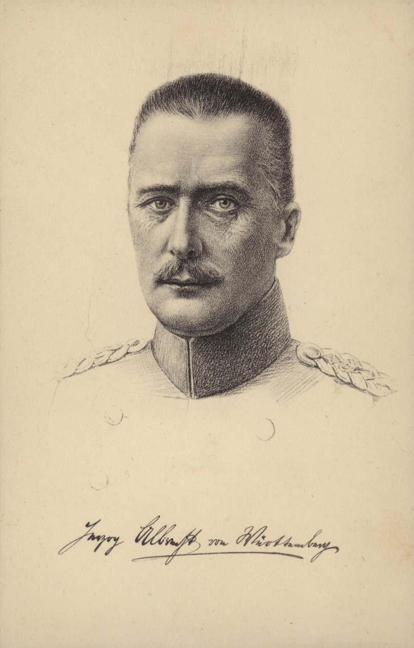 Albrecht, Duke of Wurttemberg, German Prince and General of the First World War by German School