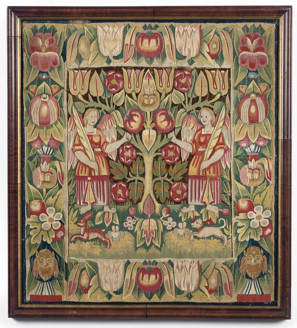 Allegorical Tapestry Cushion Cover, North Germany, Probably Hamburg, c.1600-50 by German School