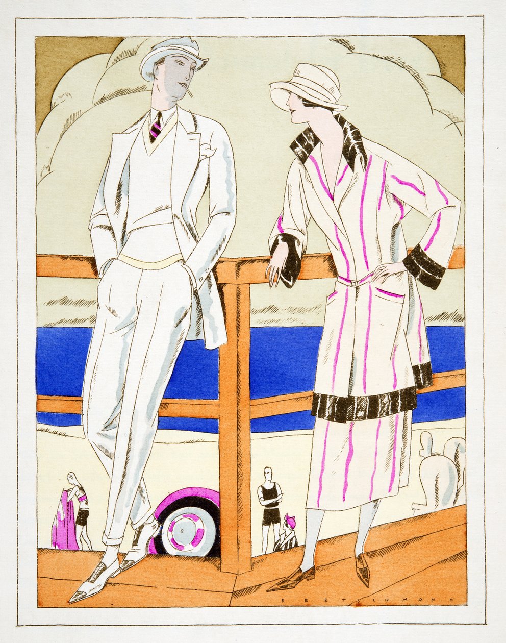 Ammeer, Outfits by Gerard Bresser, from Styl, pub.1922 by German School