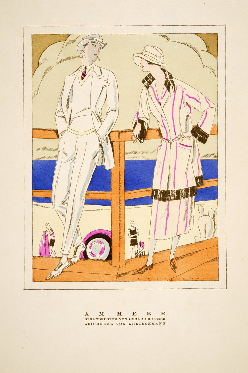 Ammeer, Outfits by Gerard Bresser, from Styl, pub.1922 by German School