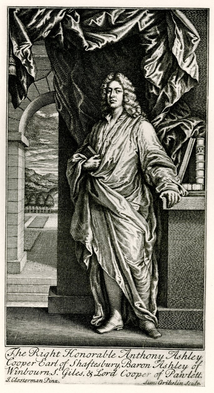 Anthony Ashley Cooper, 3rd Earl of Shaftesbury by German School