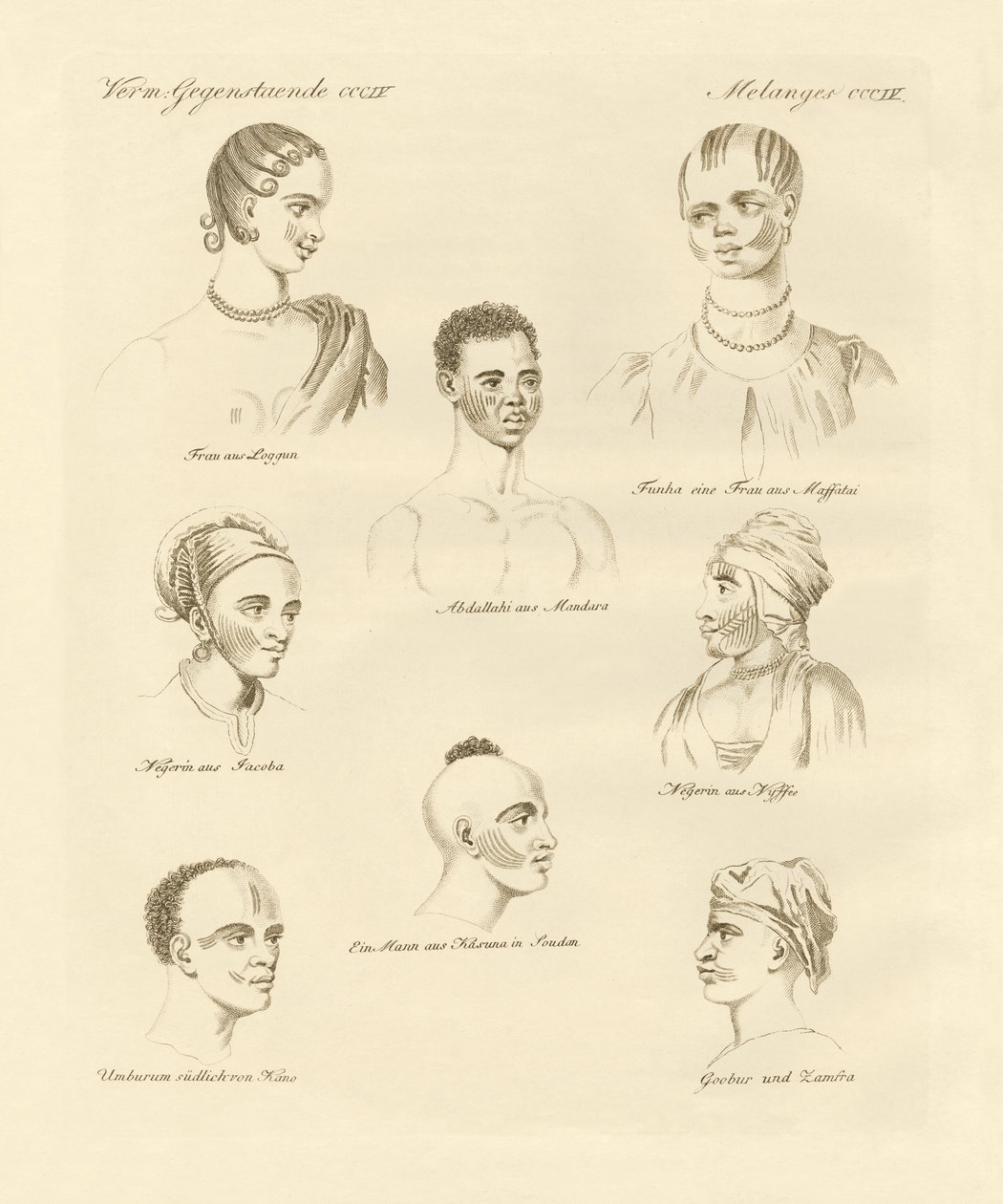 Blacks Tribe in the Middle of Africa by German School