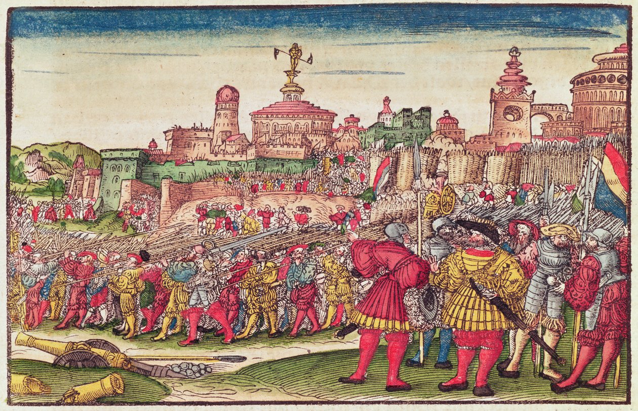 Book of Revelation, Chapter XXV, from the Luther Bible by German School