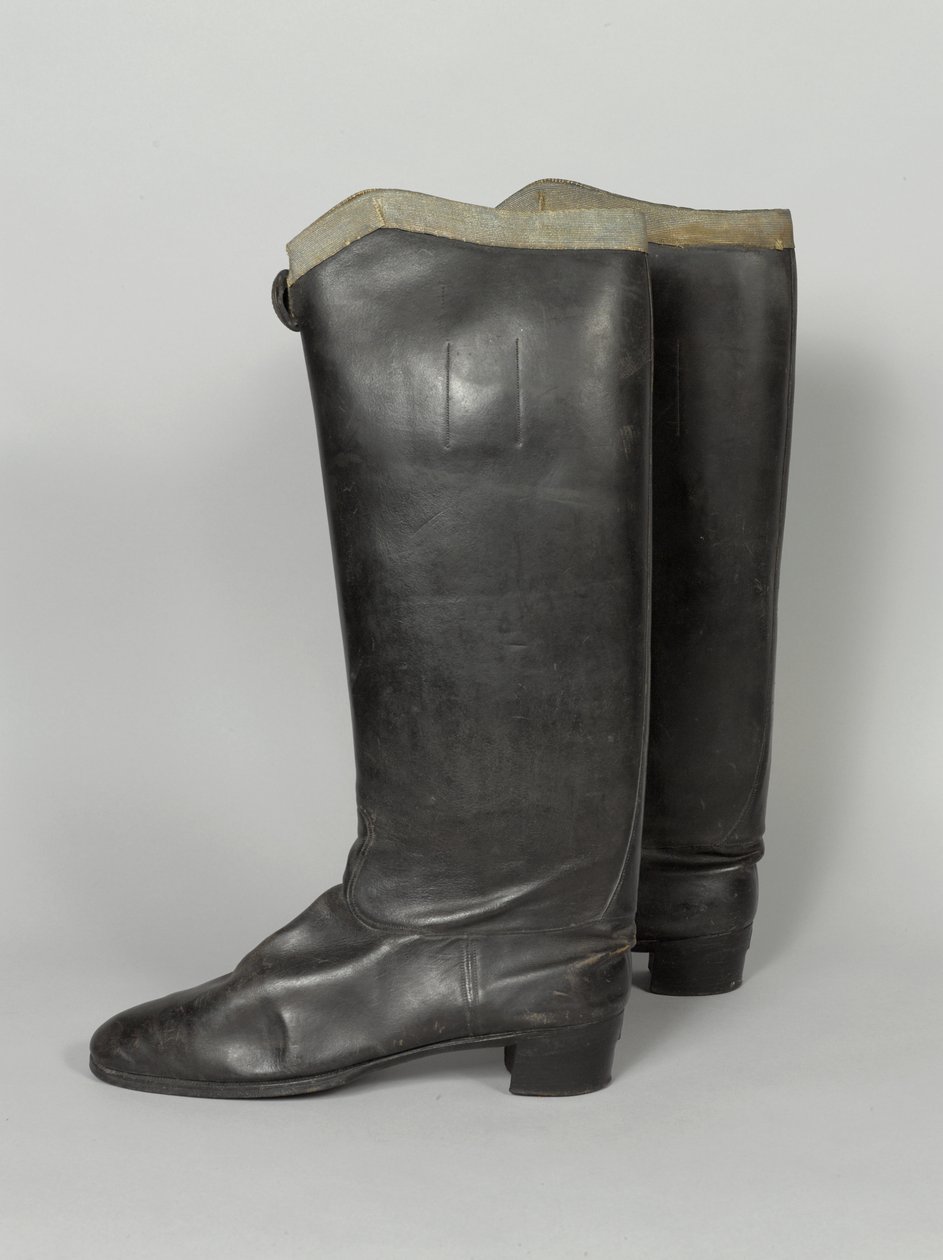 Boots, 3rd von Zieten Hussars, worn by HRH The Duke of Connaught, pre-1914 by German School