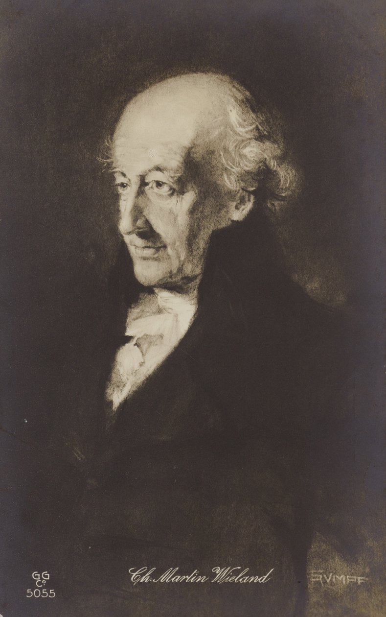 Christoph Martin Wieland (1733-1813), German Poet, Writer and Translator by German School