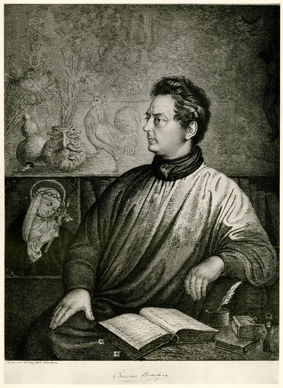Clemens Brentano by German School