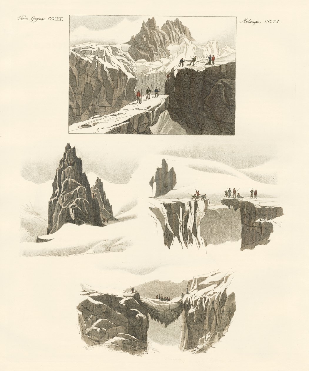 Concerning the ascent of Mount Blanc by German School