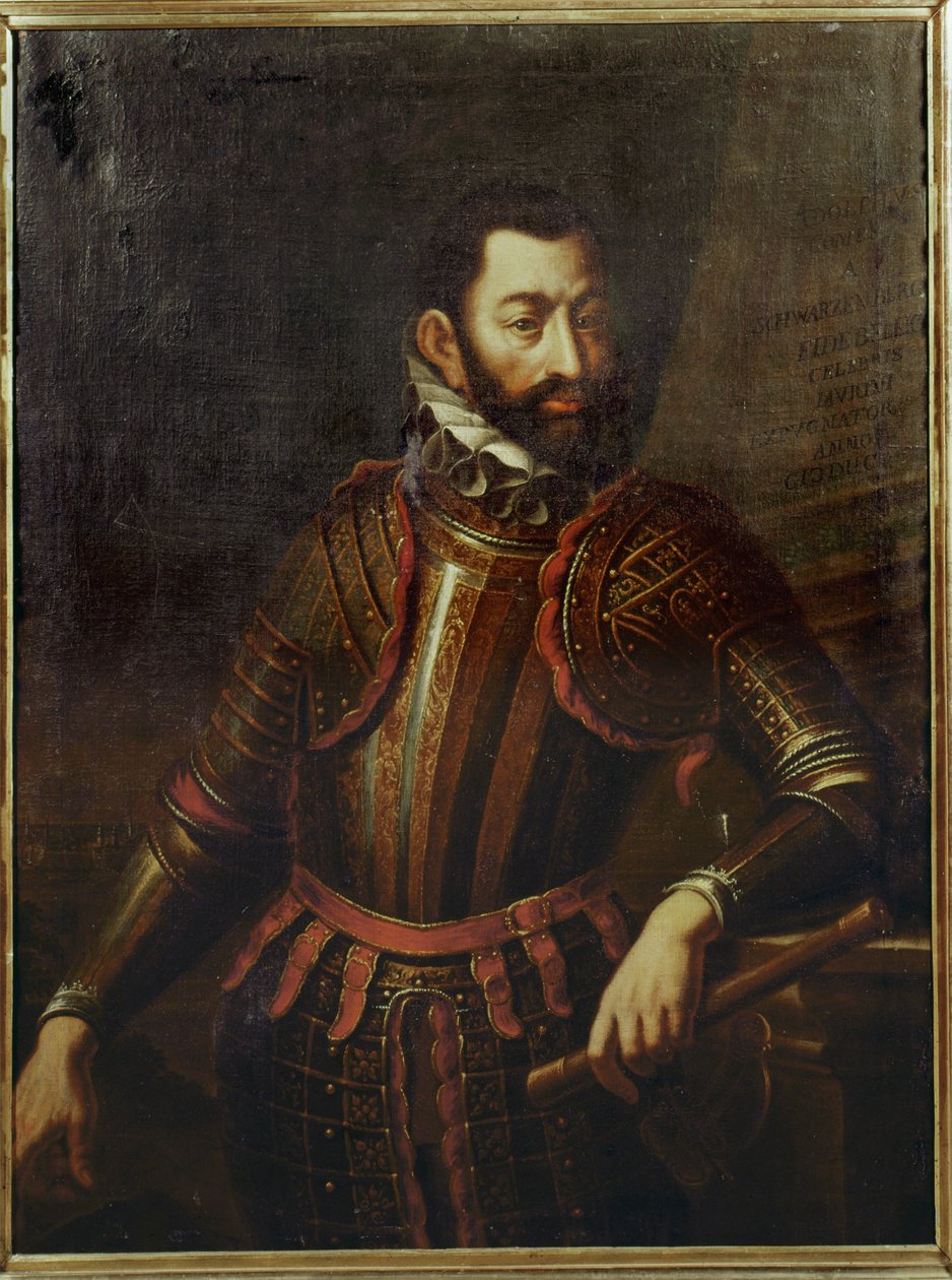 Count Adolf Schwarzenberg Who Recaptured the Fortress of Gyoer, Hungary, from the Turks in 1594 by German School