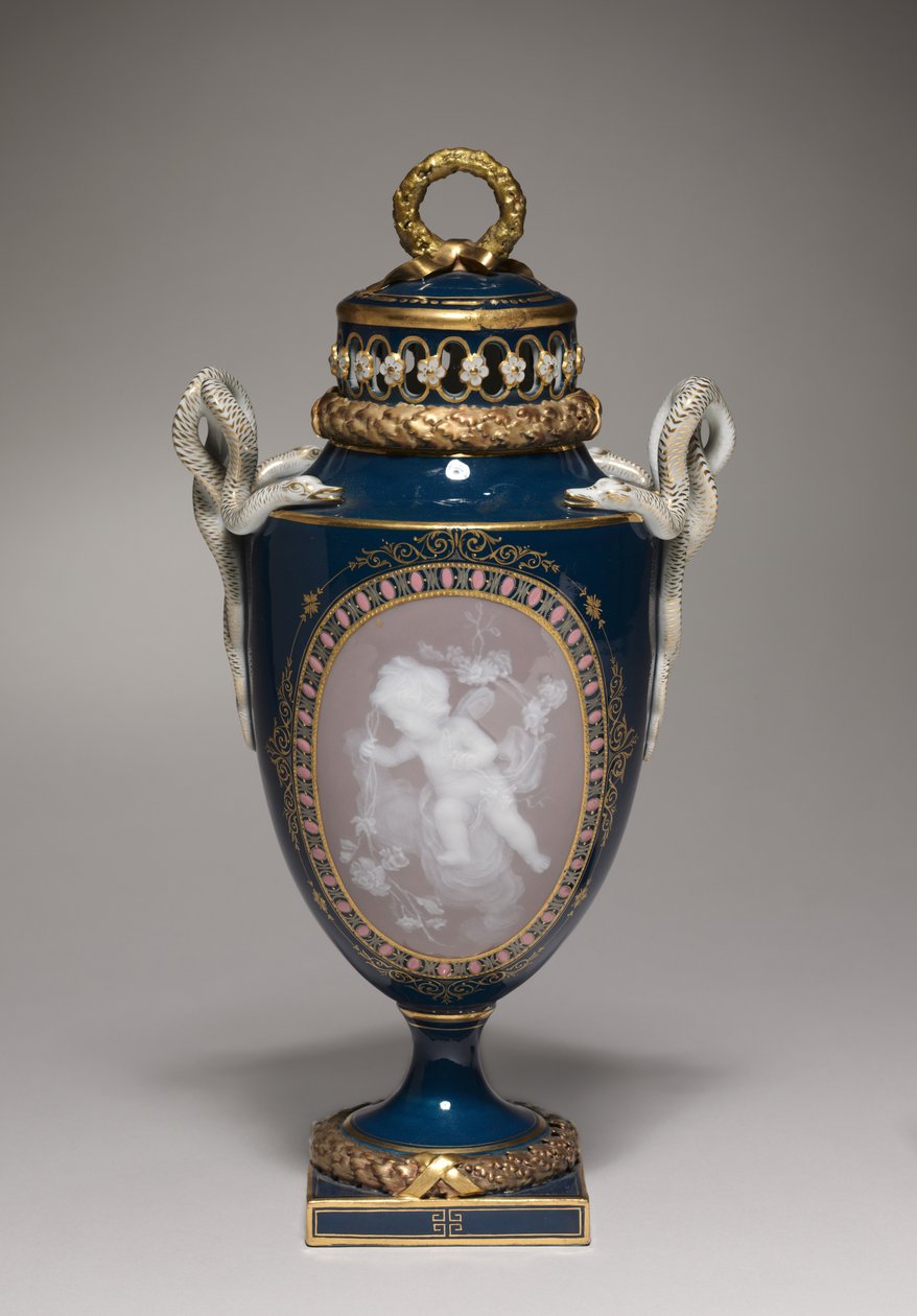 Covered Vase by German School