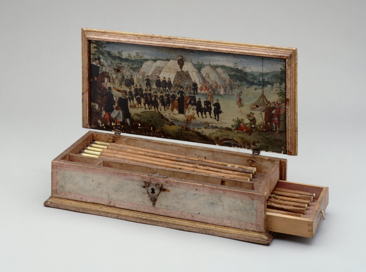 Crossbow bolts box belonging to Prince Otto von Hesse, 1615 by German School