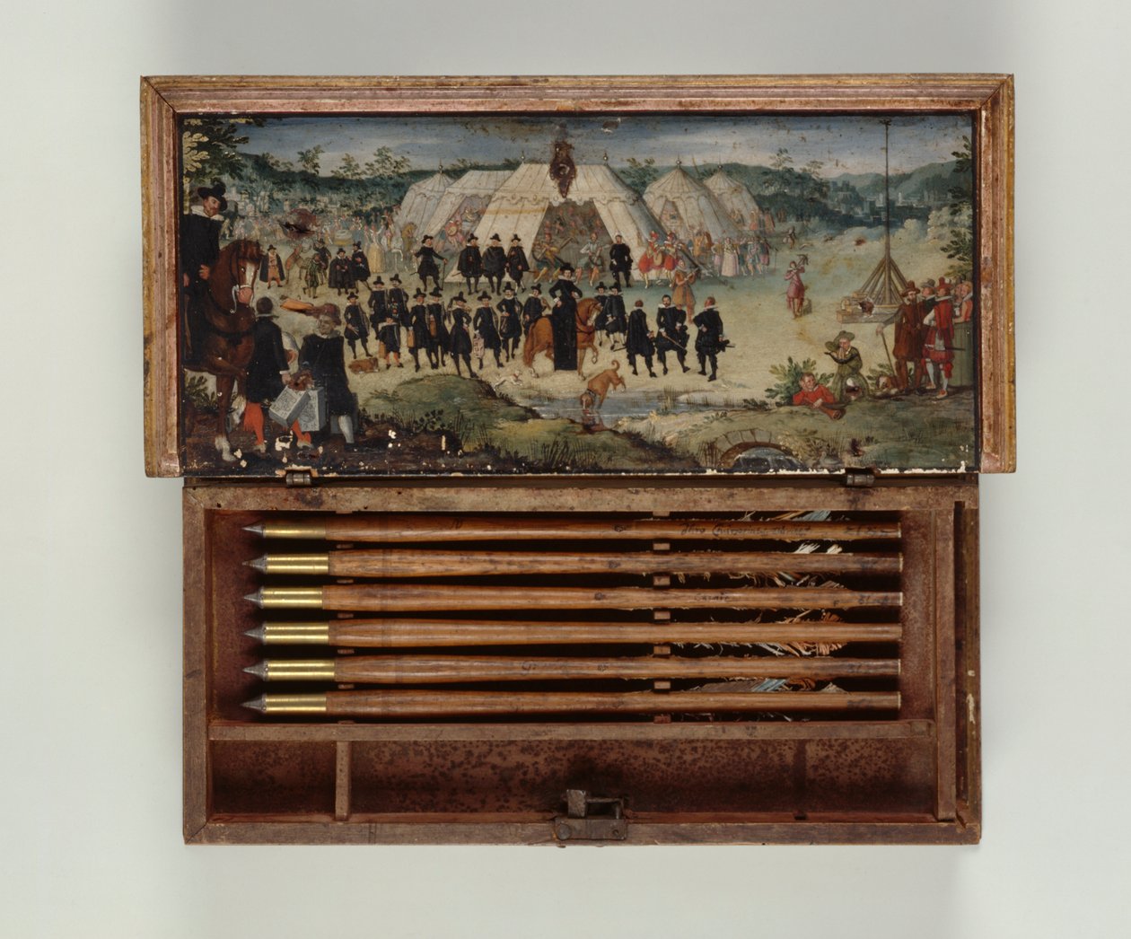 Crossbow bolts box belonging to Prince Otto von Hesse, 1615 by German School