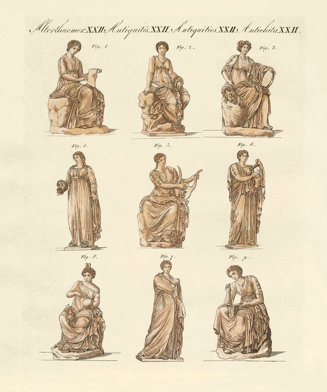 Divinities of the Greeks and Romans by German School