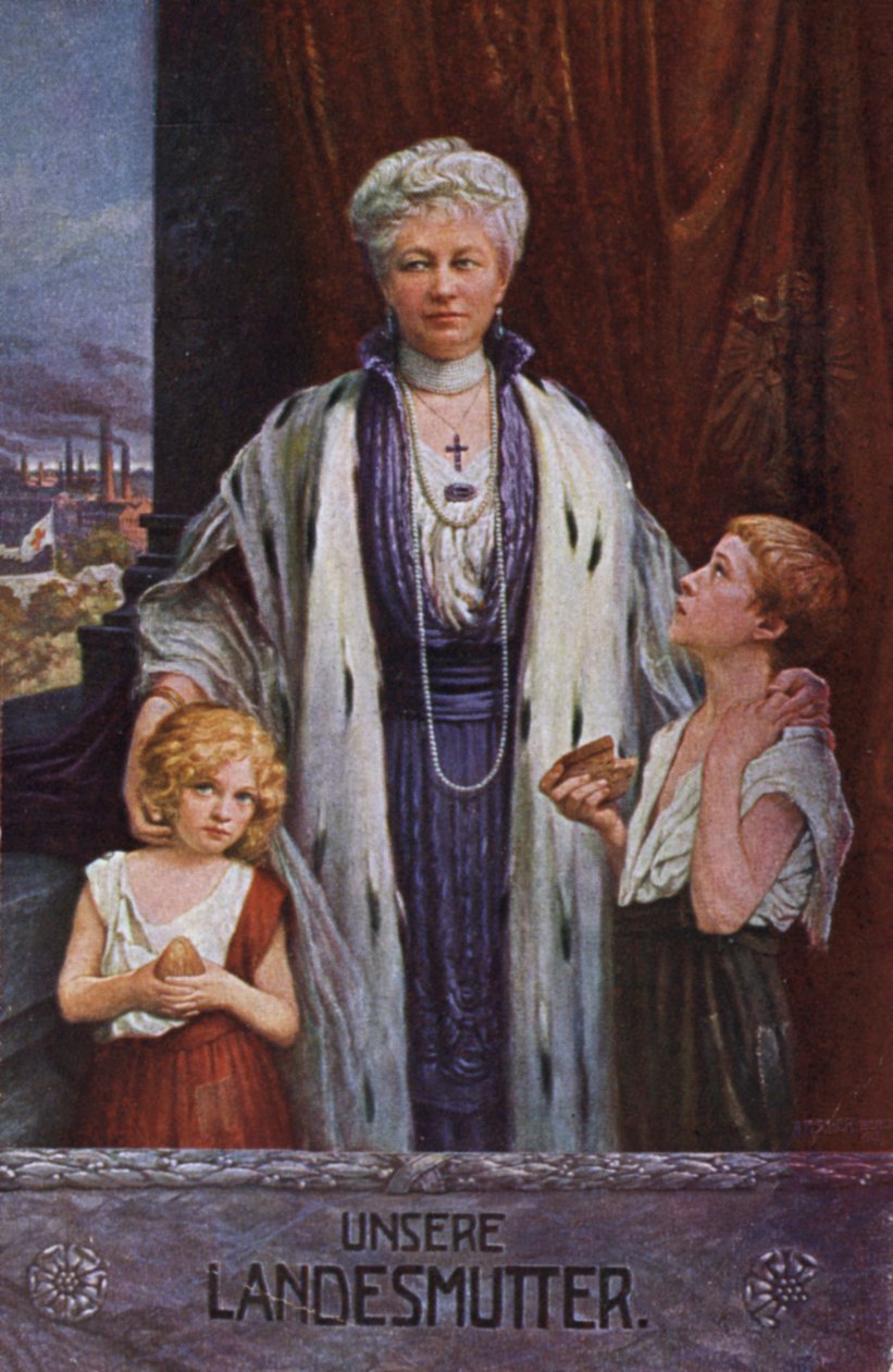 Empress Augusta Victoria of Germany, Mother of the Nation by German School