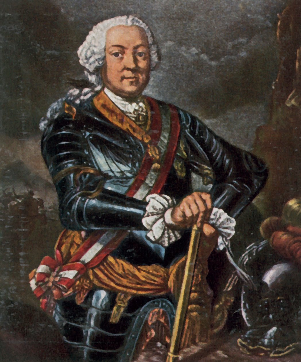 Field Marshal Daun by German School
