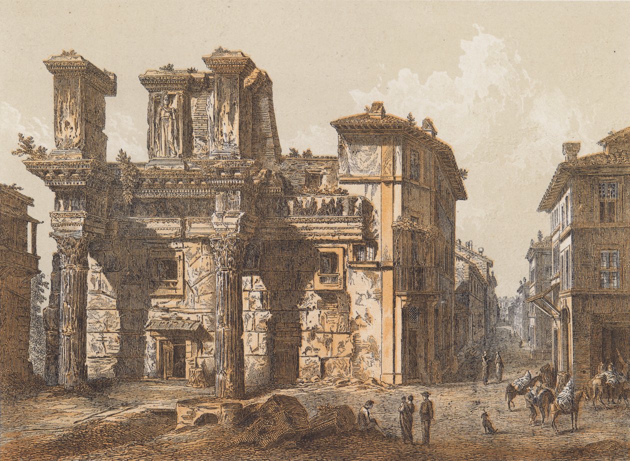 Forum of Nerva, Rome by German School