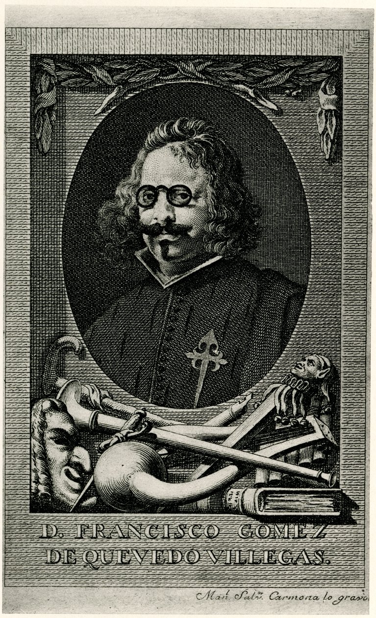Francisco Gomez de Quevedo y Villegas by German School