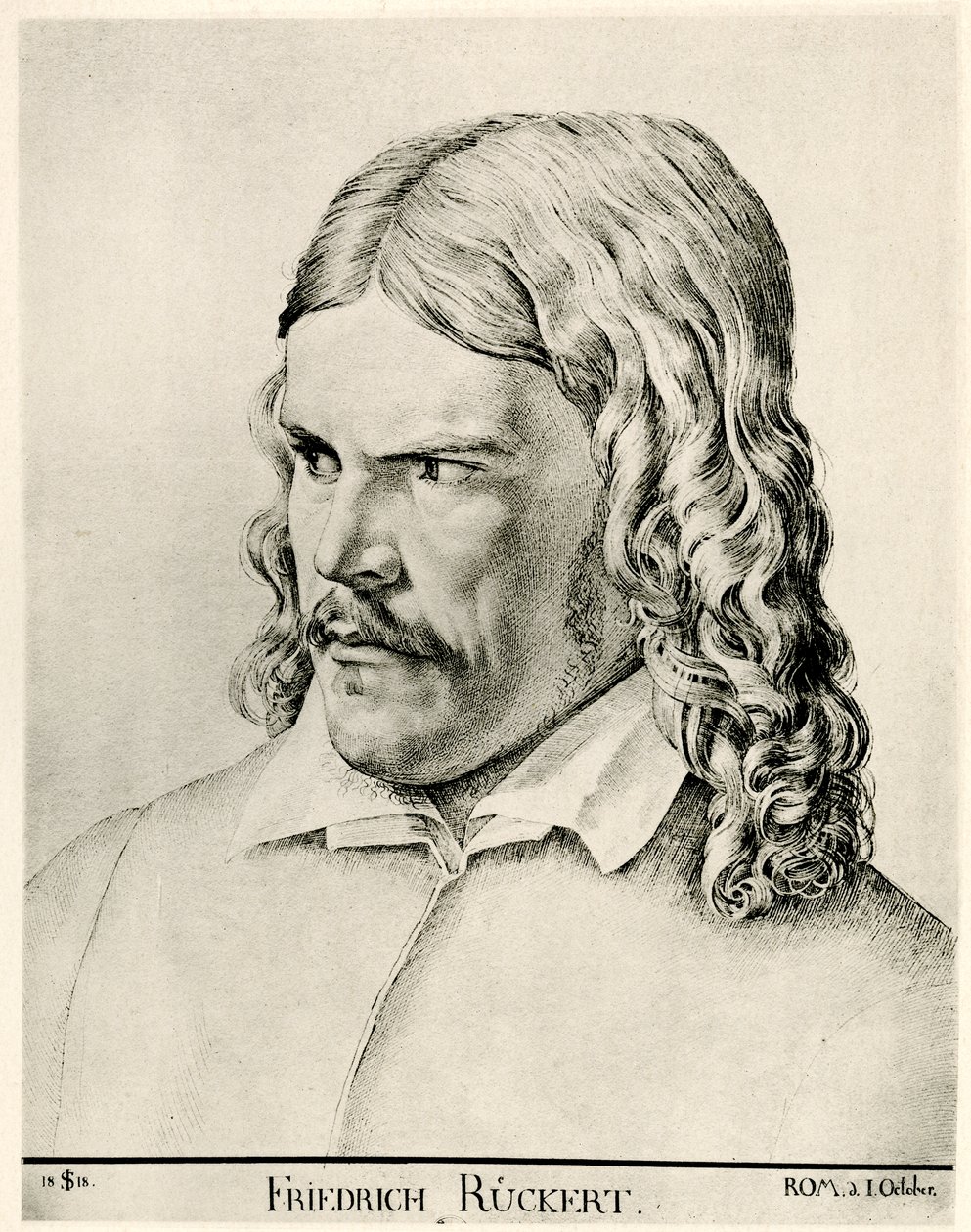 Friedrich Rückert by German School