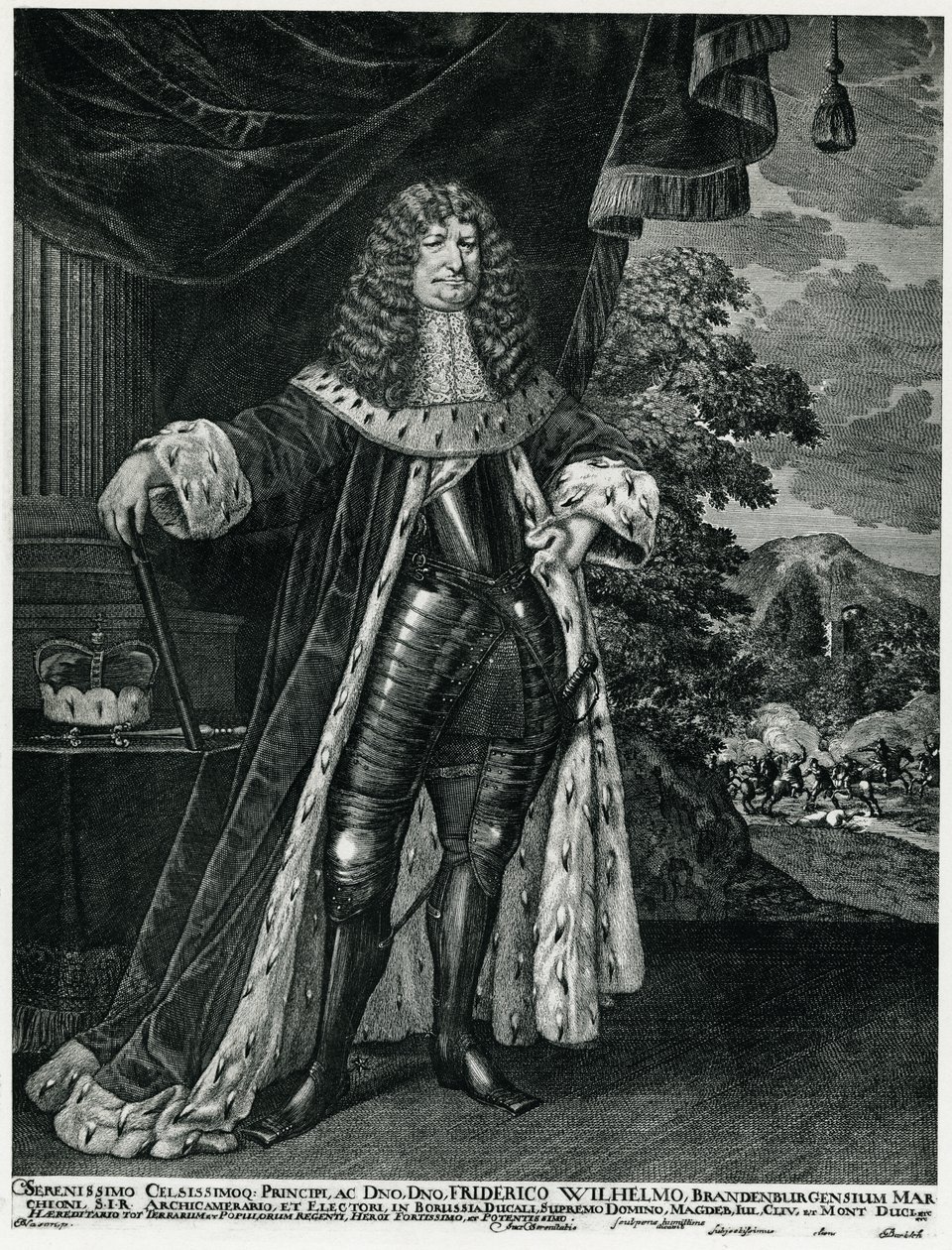 Frederick William the Great by German School