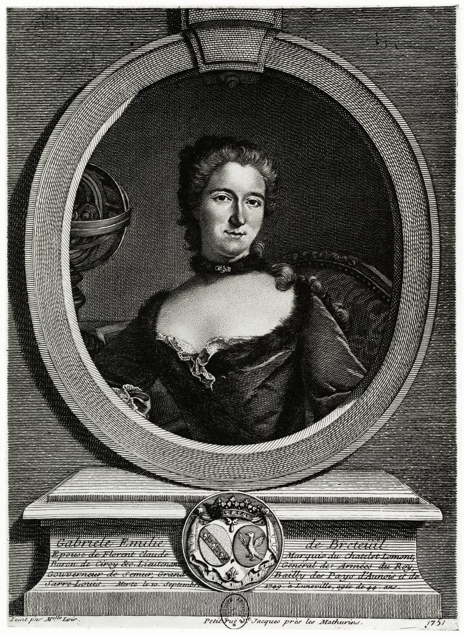 Gabriele Emilie du Chatelet by German School