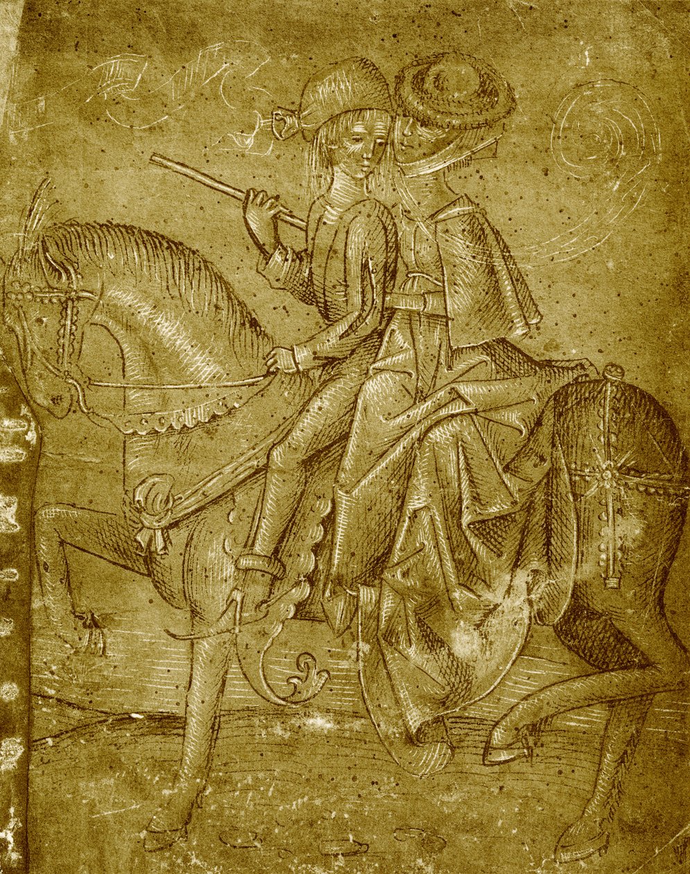 Gentleman and Noblewoman by German School