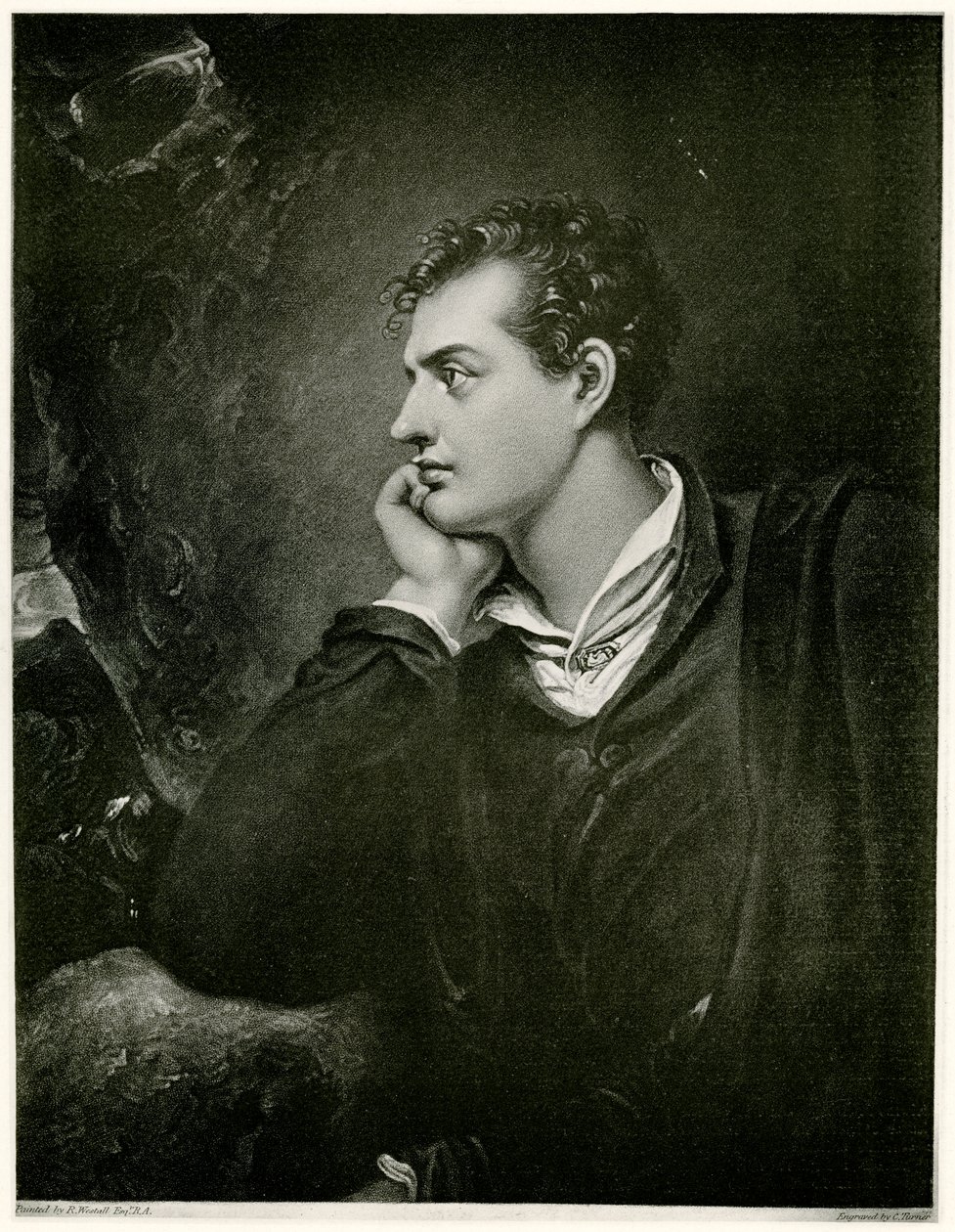 George Noel Gordon Lord Byron by German School