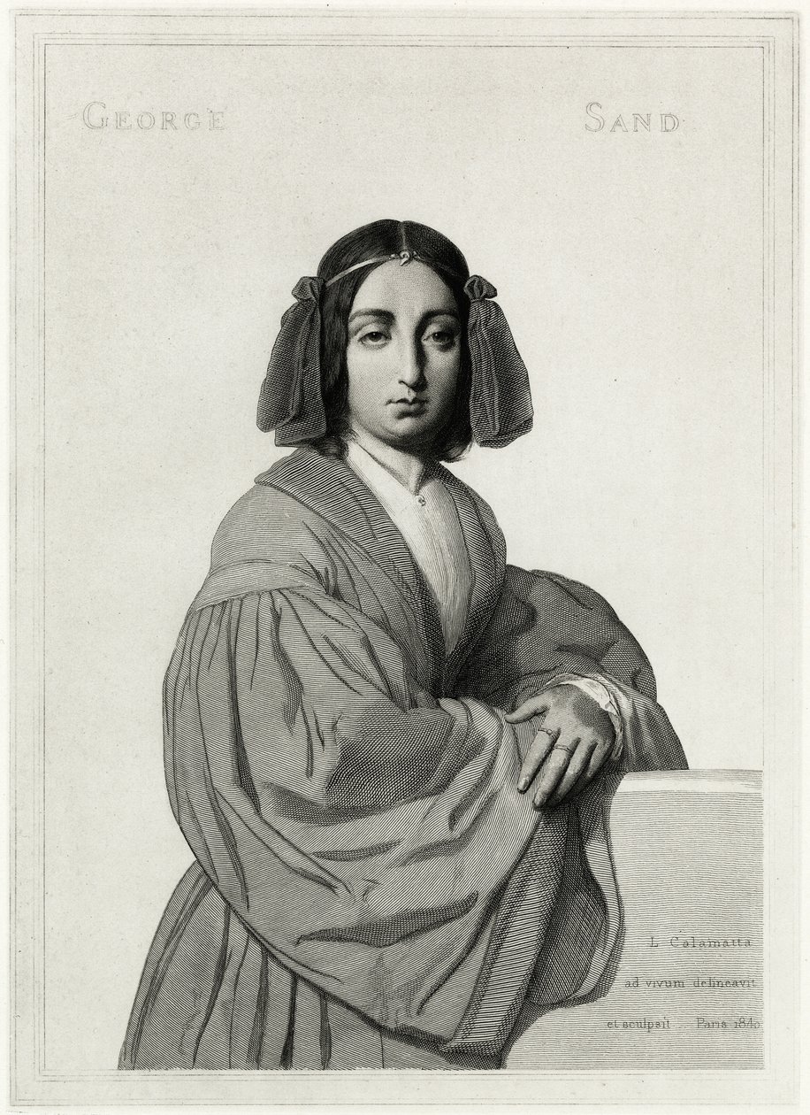 George Sand by German School