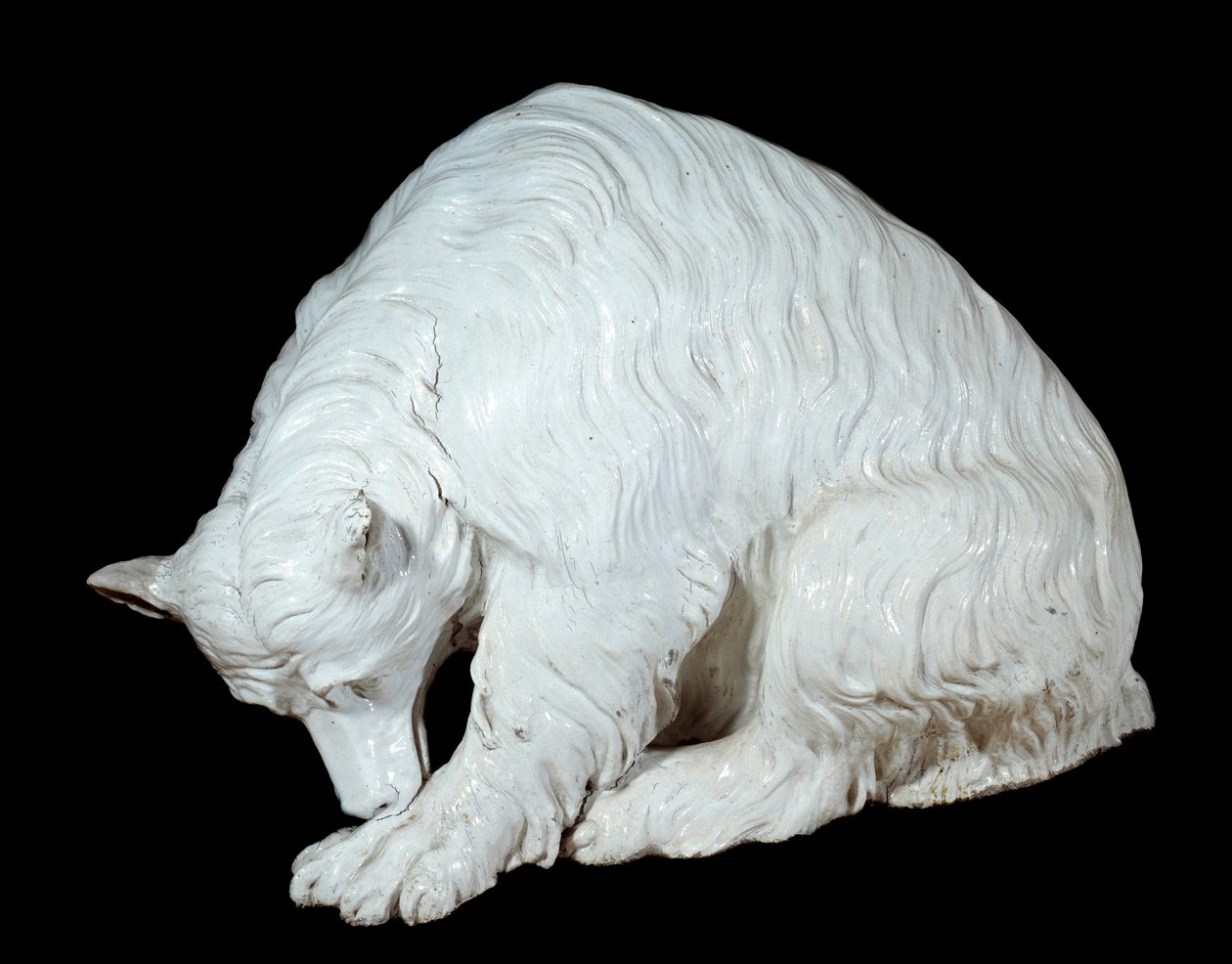 German Art: Hard Porcelain Bear from Berlin by German School