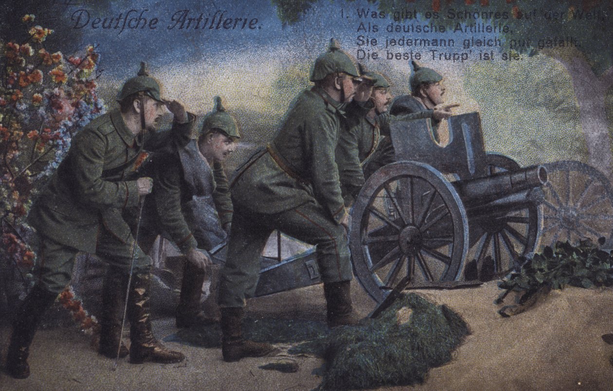 German Artillery by German School