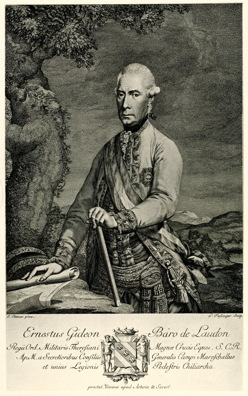 Gideon Ernst Freiherr von Laudon by German School