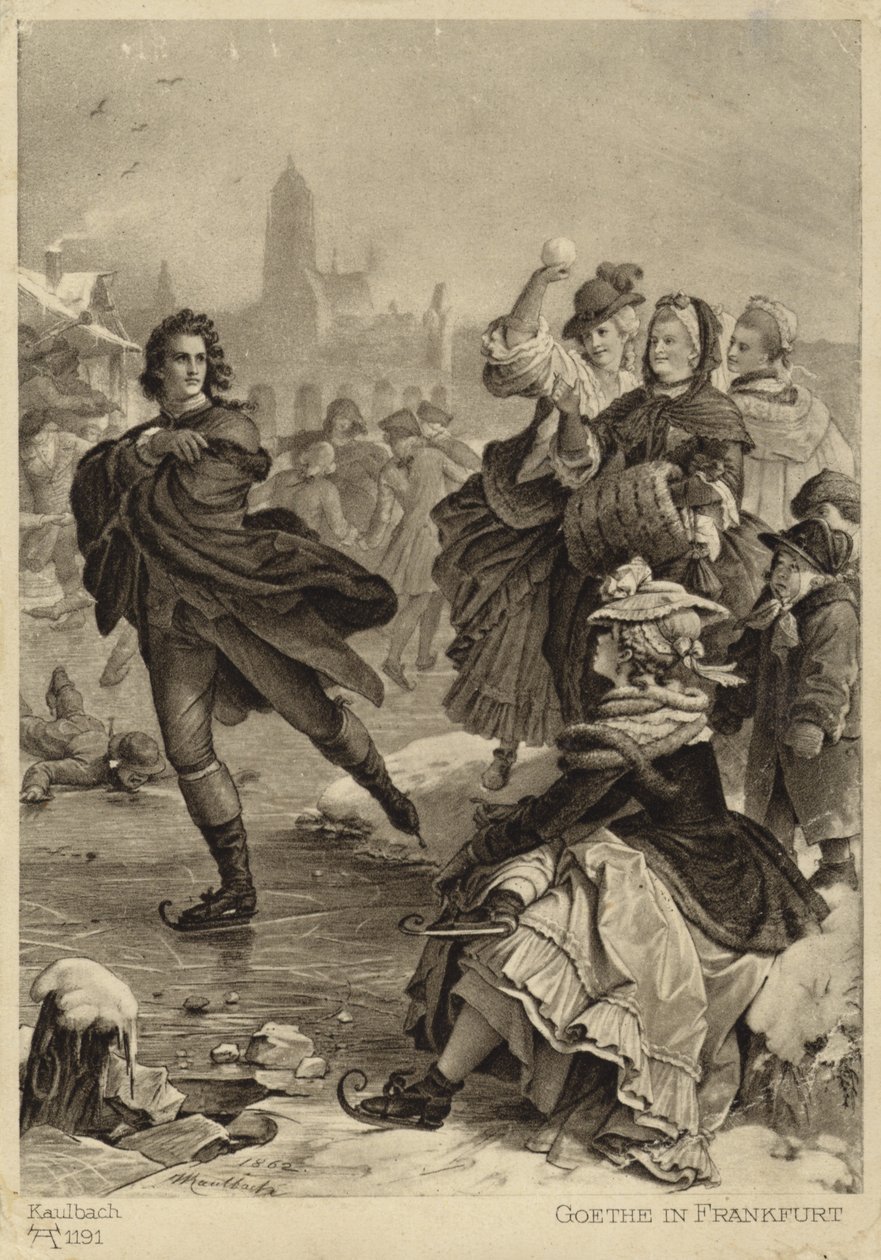 Goethe in Frankfurt by German School