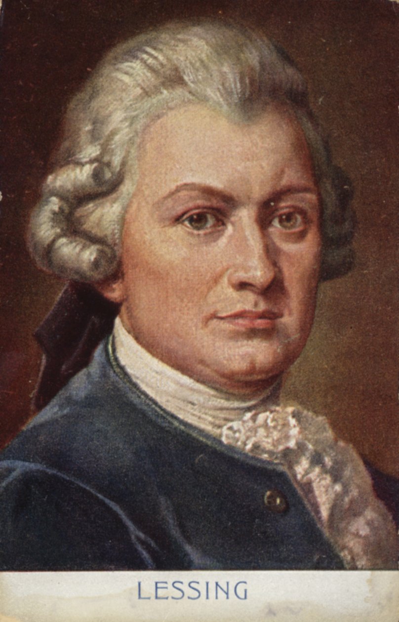 Gotthold Ephraim Lessing (1729-1781), German writer, philosopher and dramatist by German School