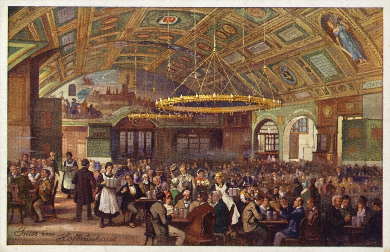 Hofbräuhaus, Munich by German School
