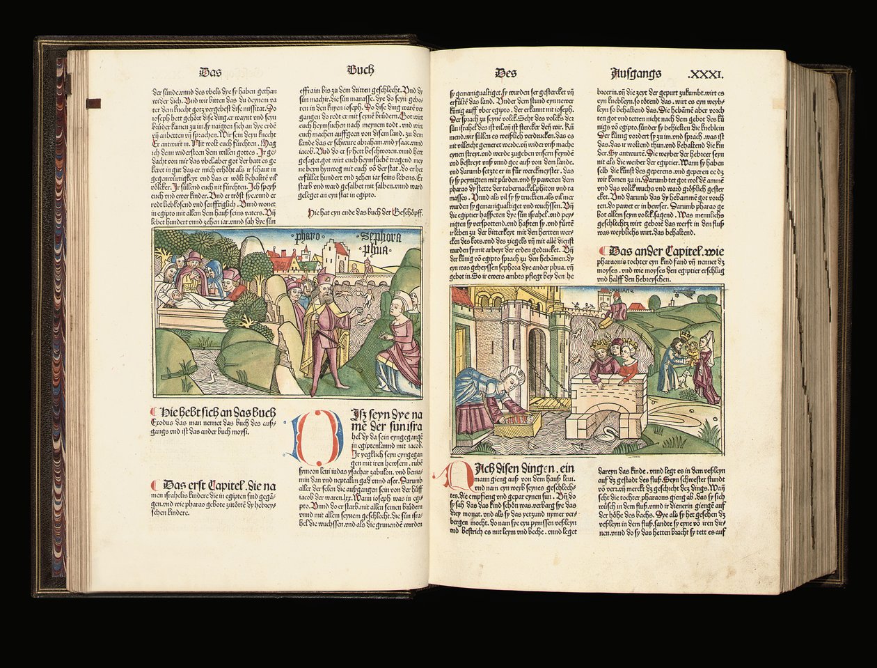Illuminated copy of the 9th edition of the Bible in German, Anton Koberger, Nuremberg, 1483 by German School