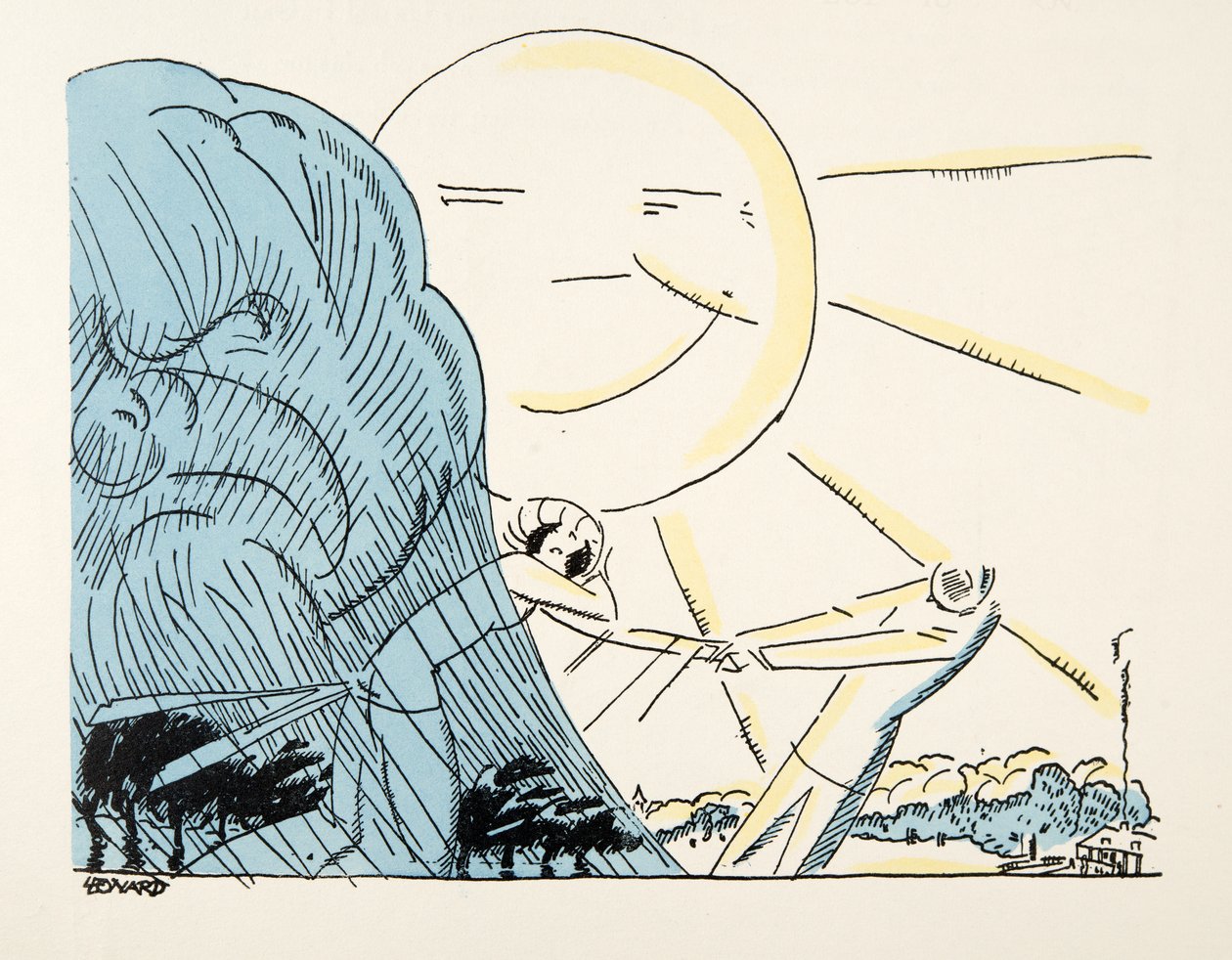 Illustration from Styl, pub. 1922 by German School