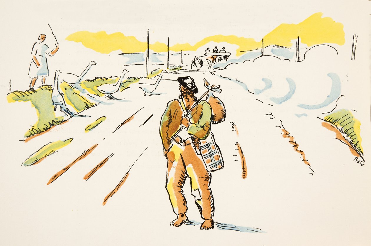 Illustration from Styl, published 1922 by German School