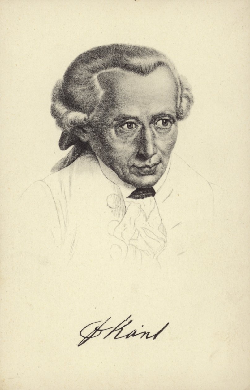 Immanuel Kant by German School