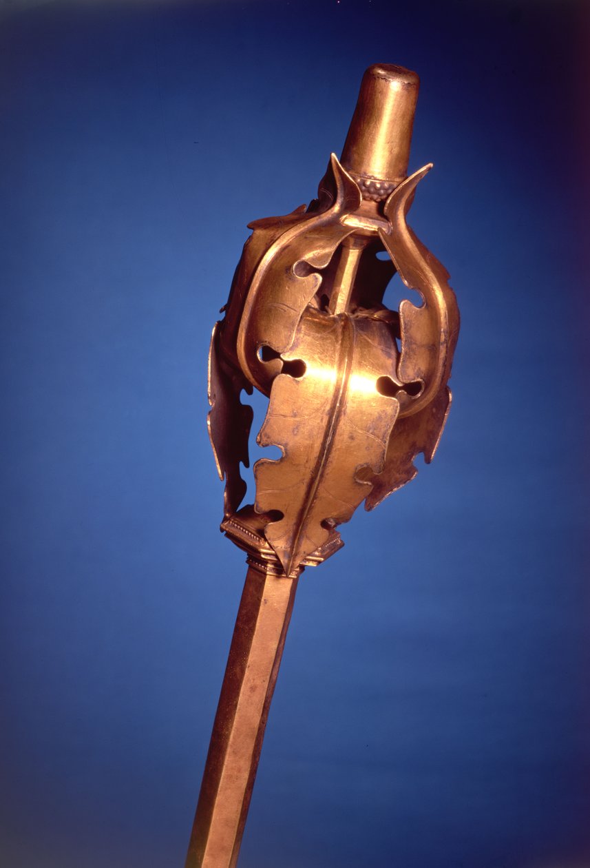 Imperial Sceptre of the Holy Roman Empire, West German, early 14th century by German School