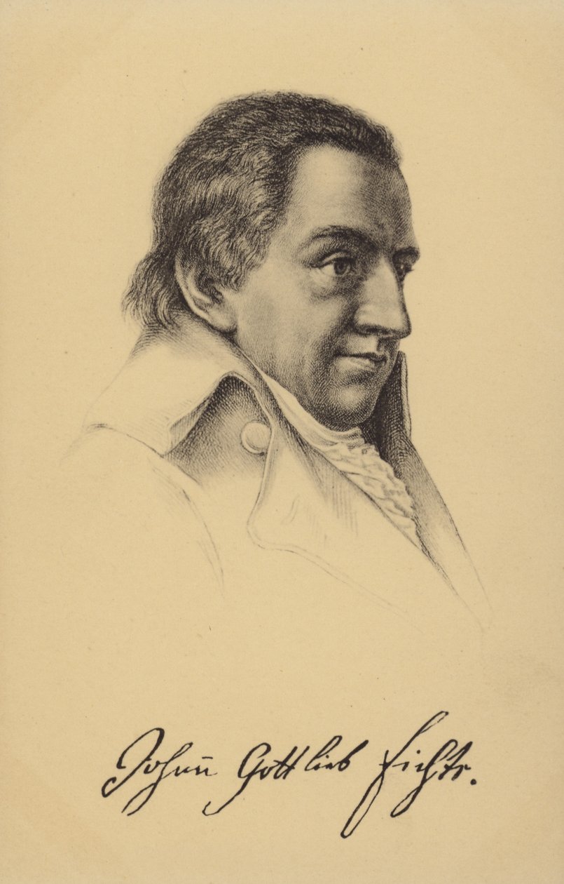 Johann Gottlieb Fichte (1762-1814), German Philosopher and Writer by German School