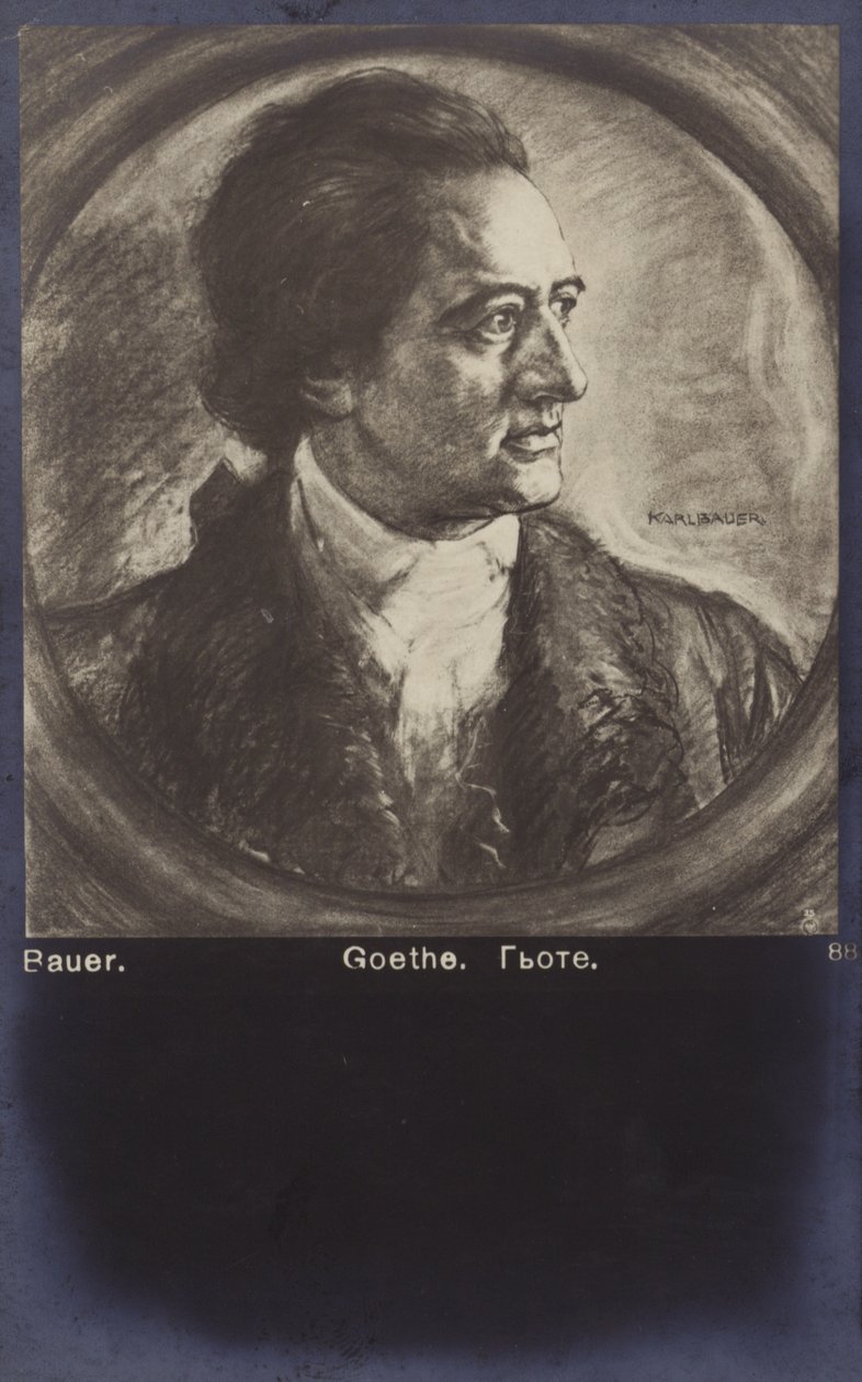 Johann Wolfgang von Goethe (1749-1832), German poet, novelist and playwright by German School