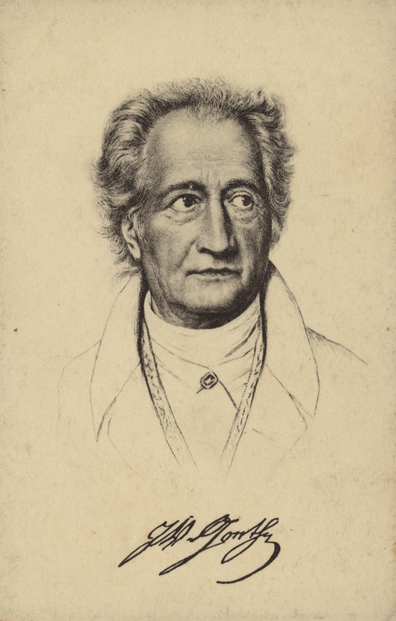 Johann Wolfgang von Goethe (1749-1832), German poet, novelist and playwright by German School