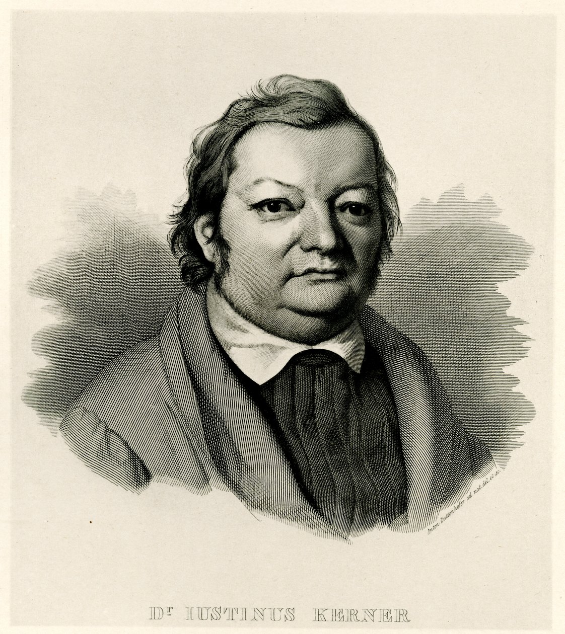 Justinus Kerner by German School