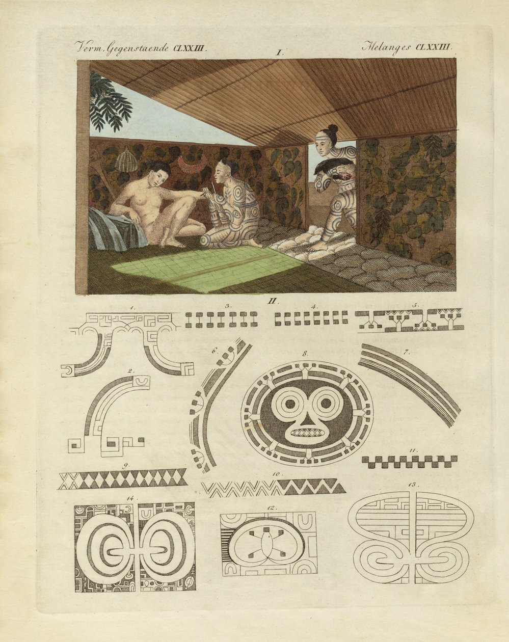 Kind of Tattooing in Nurahiwa by German School