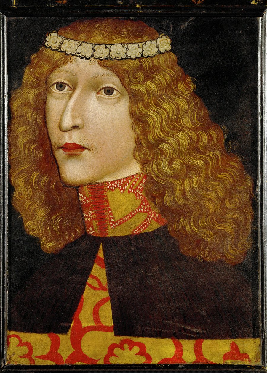 Ladislaus Postumus, King of Hungary and Bohemia, born 1440, four months after the death of his father King Albrecht II by German School