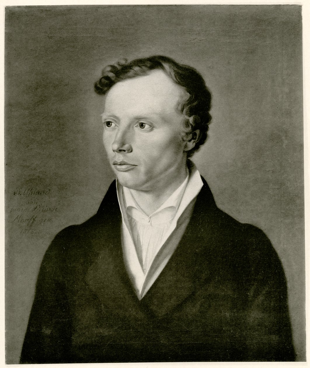 Ludwig Uhland by German School