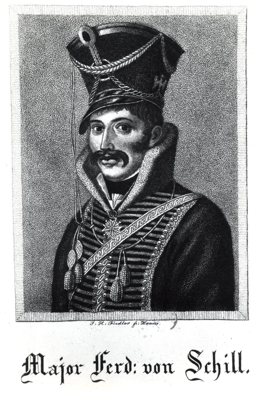 Major Ferdinand Baptista von Schill (1776-1809) by German School