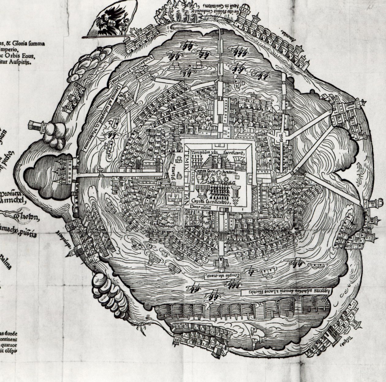 Map of Tenochtitlan from 